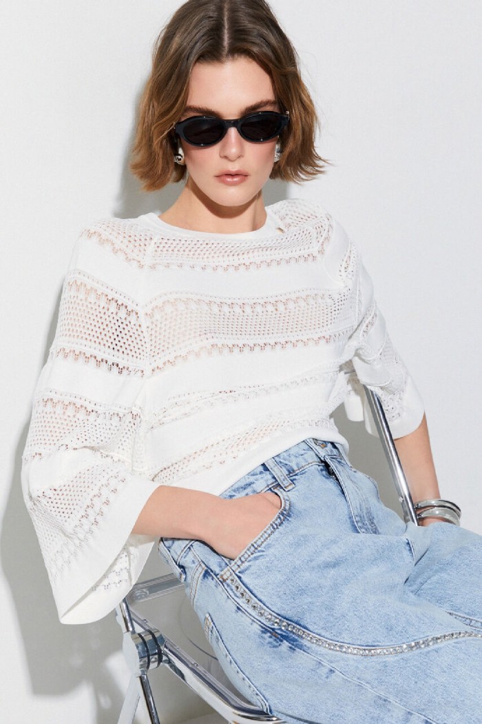 MAGLIA TRAFORATA LIU JO