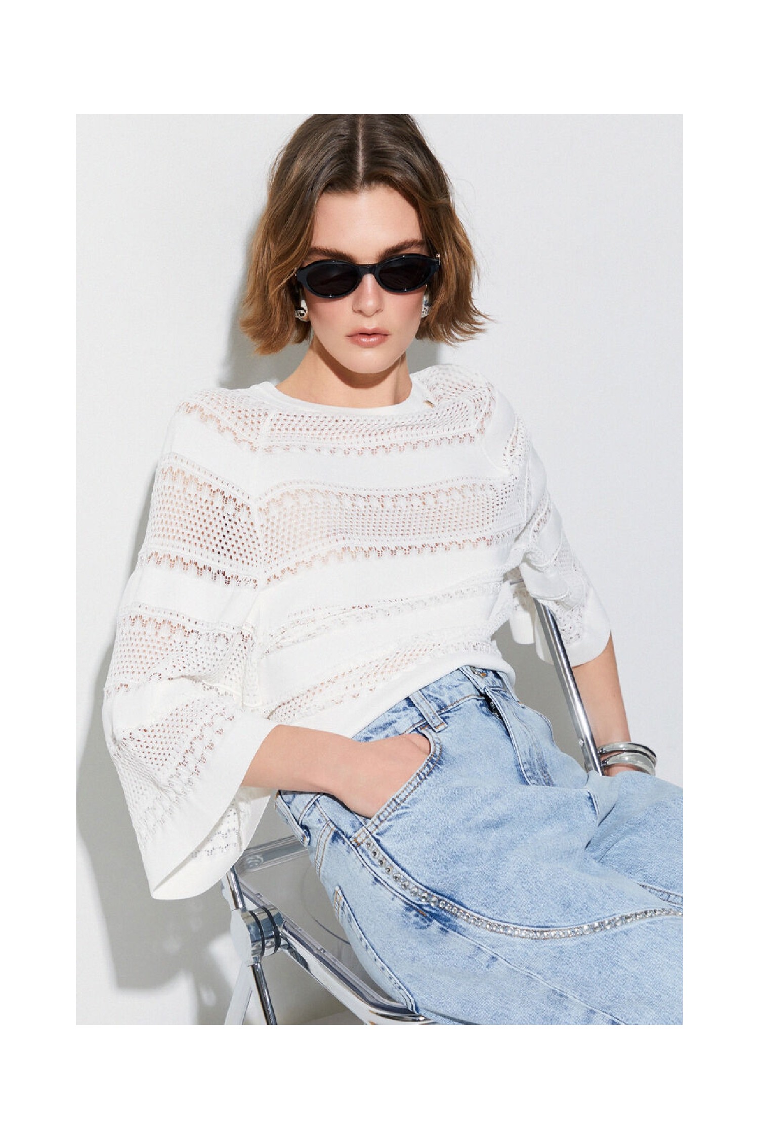 MAGLIA TRAFORATA LIU JO