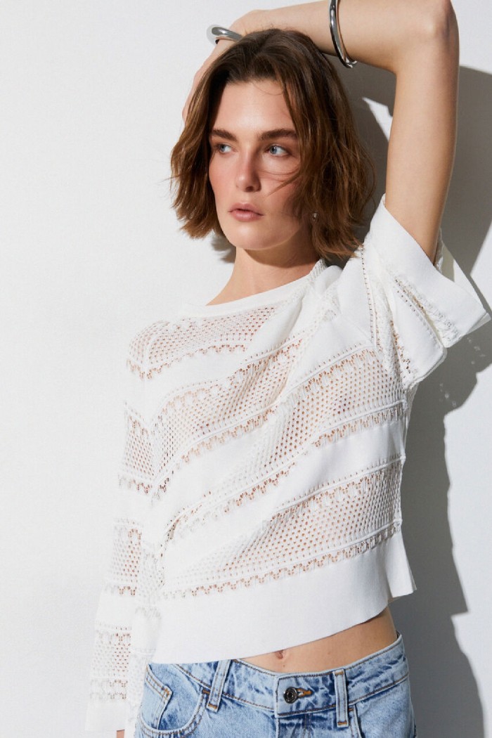 MAGLIA TRAFORATA LIU JO