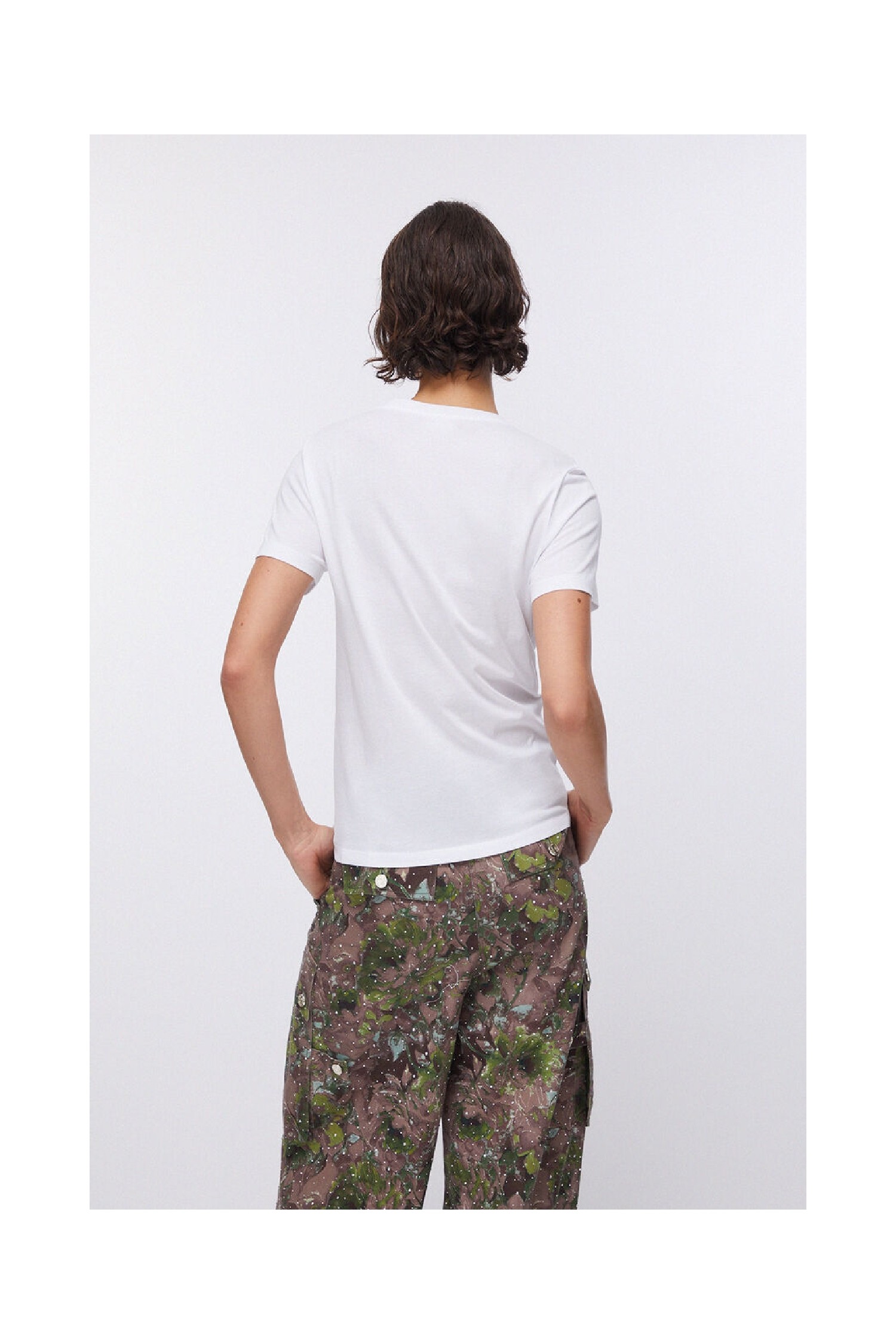 T-SHIRT CON STAMPA E APPLICAZIONI LIU JO