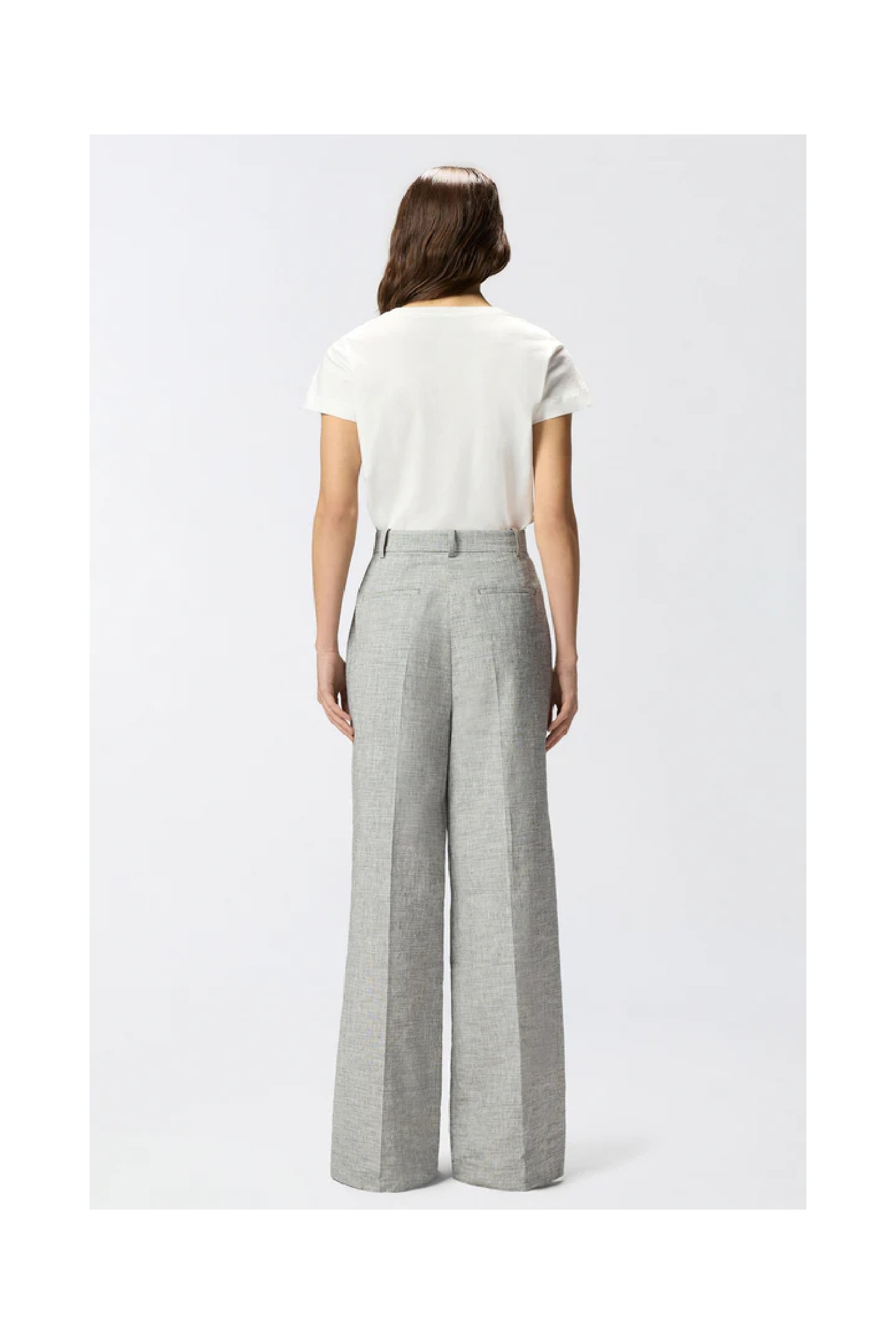 PANTALONI FIAMMATI CON PIEGA STIRATA PINKO