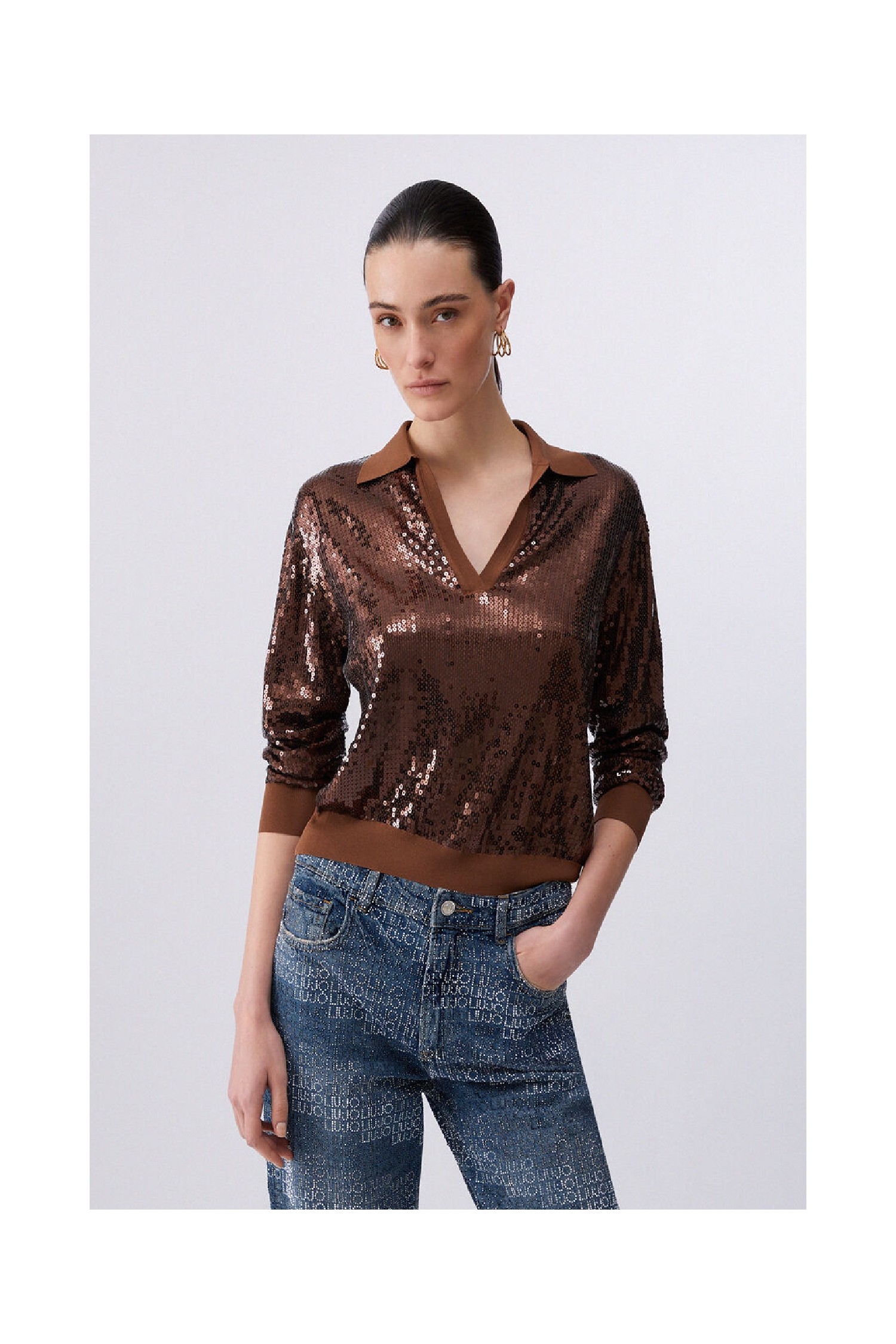 MAGLIA CON PAILLETTES LIU JO
