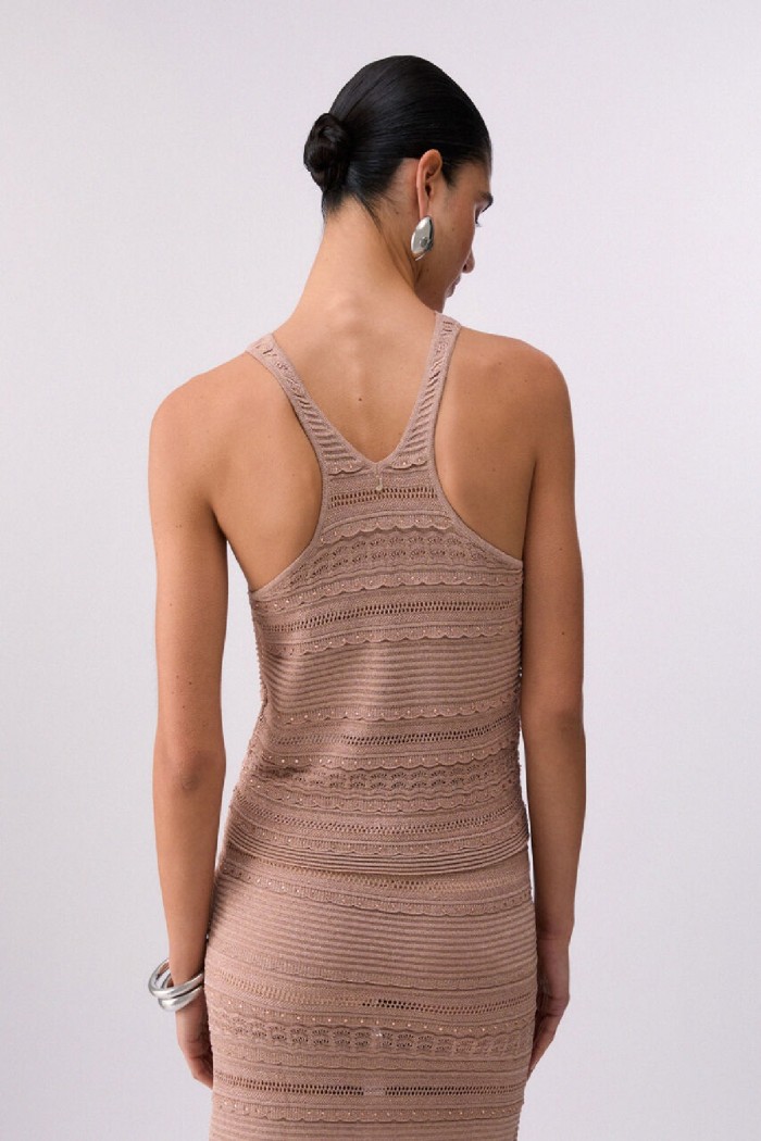 TOP IN MAGLIA TRAFORATA LIU JO