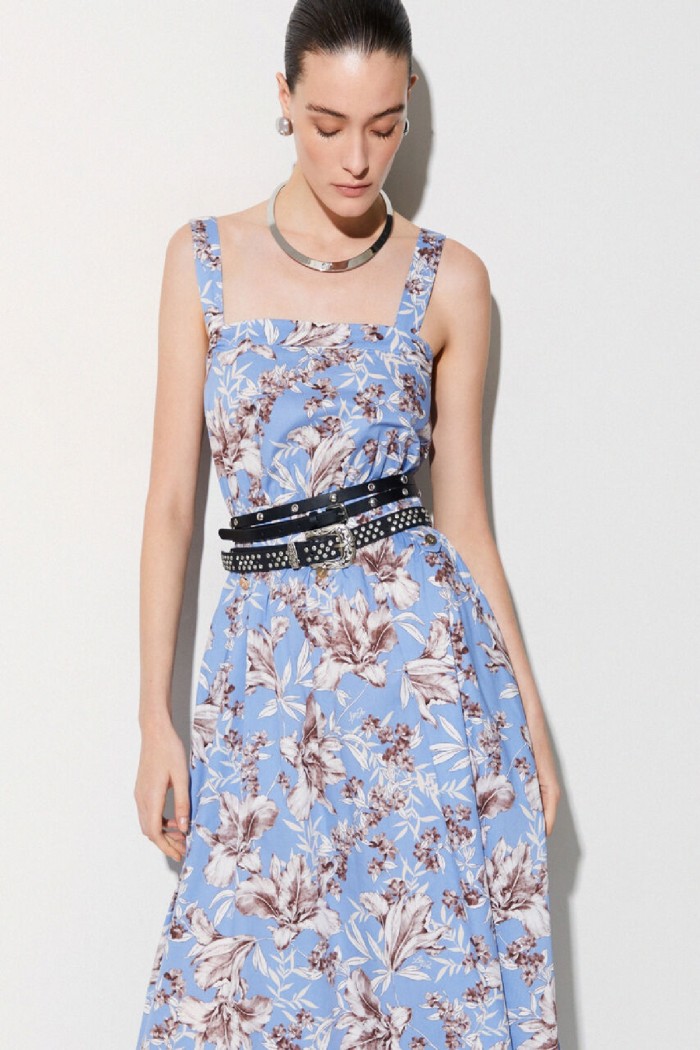 ABITO LUNGO IN POPELINE LIU JO