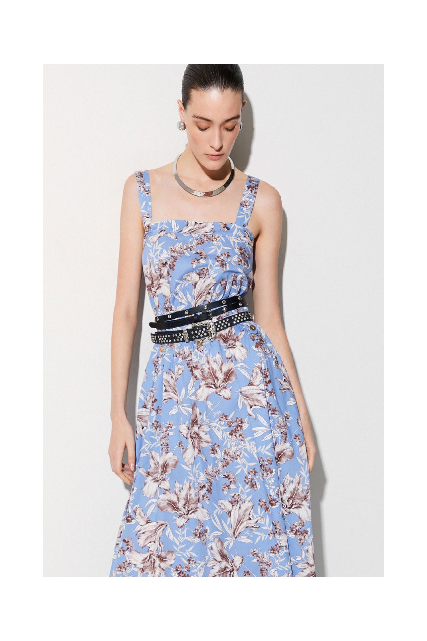 ABITO LUNGO IN POPELINE LIU JO