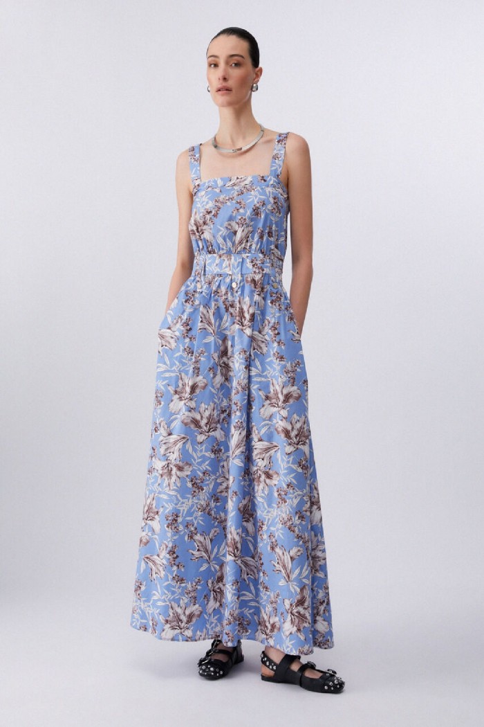 ABITO LUNGO IN POPELINE LIU JO