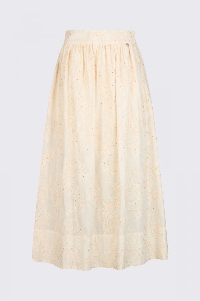 GONNA IN MUSSOLA CON RICAMI LIU JO