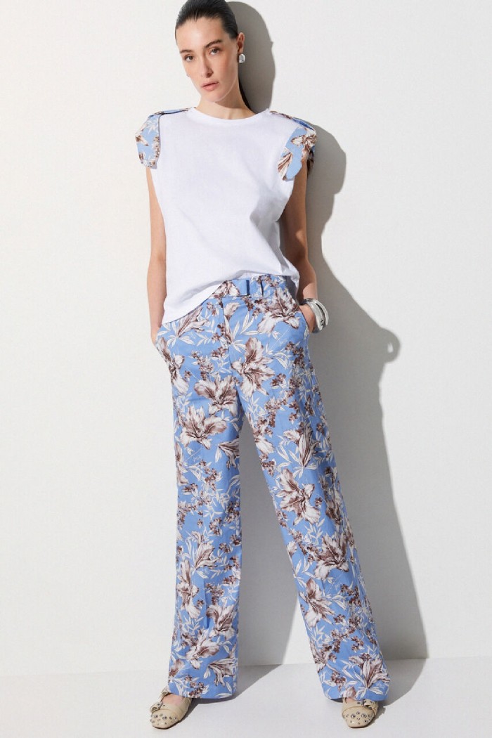 T-SHIRT CON SPALLINE IMBOTTITE LIU JO