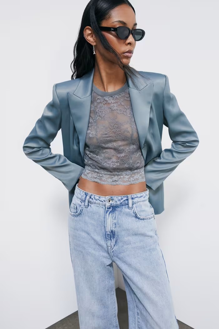 T- SHIRT IN PIZZO PATRIZIA PEPE