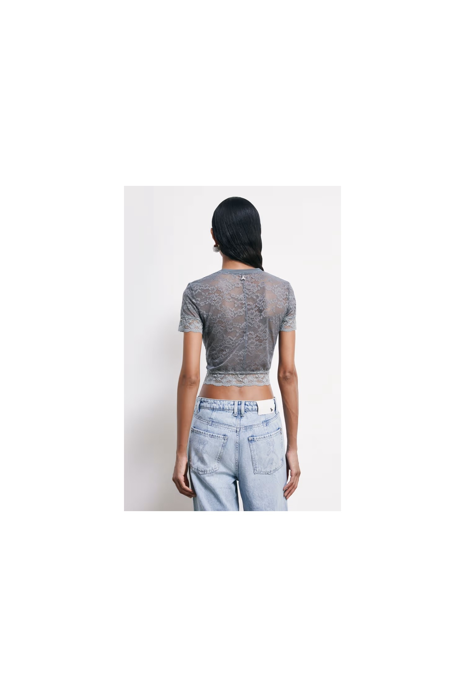 T- SHIRT IN PIZZO PATRIZIA PEPE