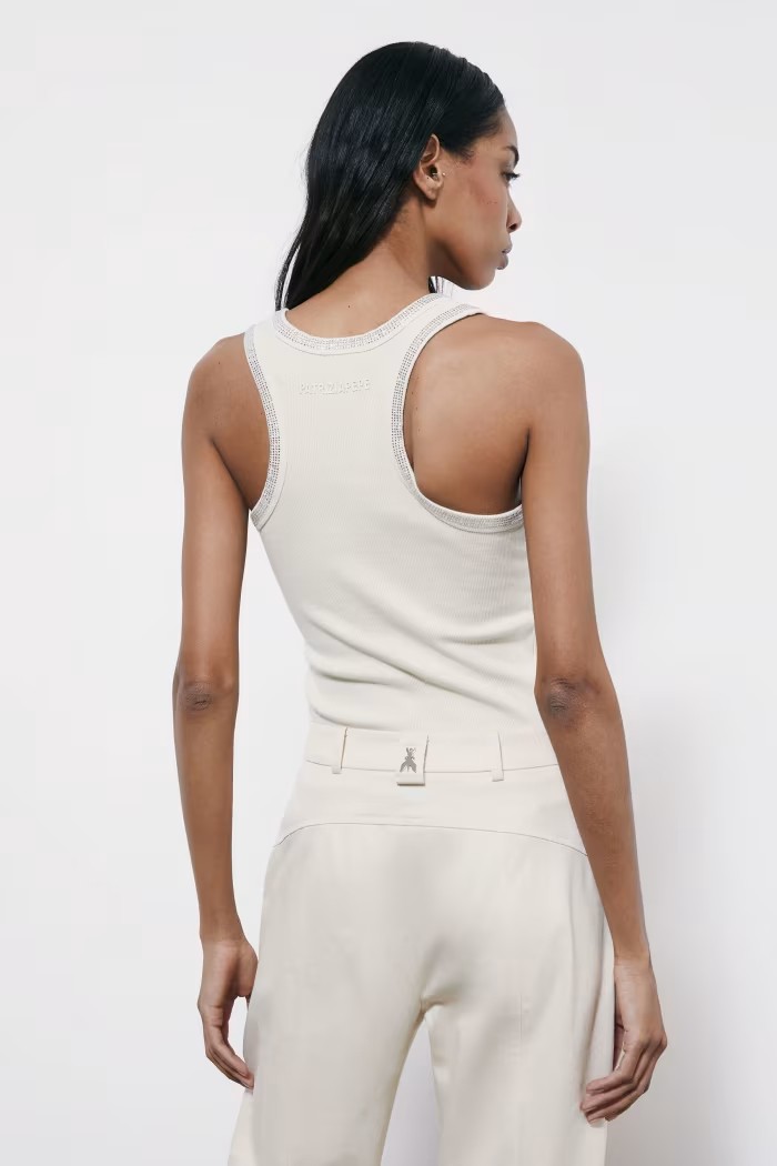 CANOTTA CON STRASS PATRIZIA PEPE