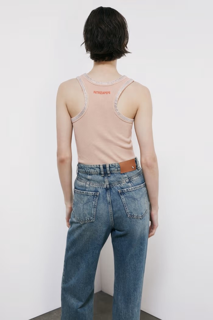 CANOTTA CON STRASS PATRIZIA PEPE