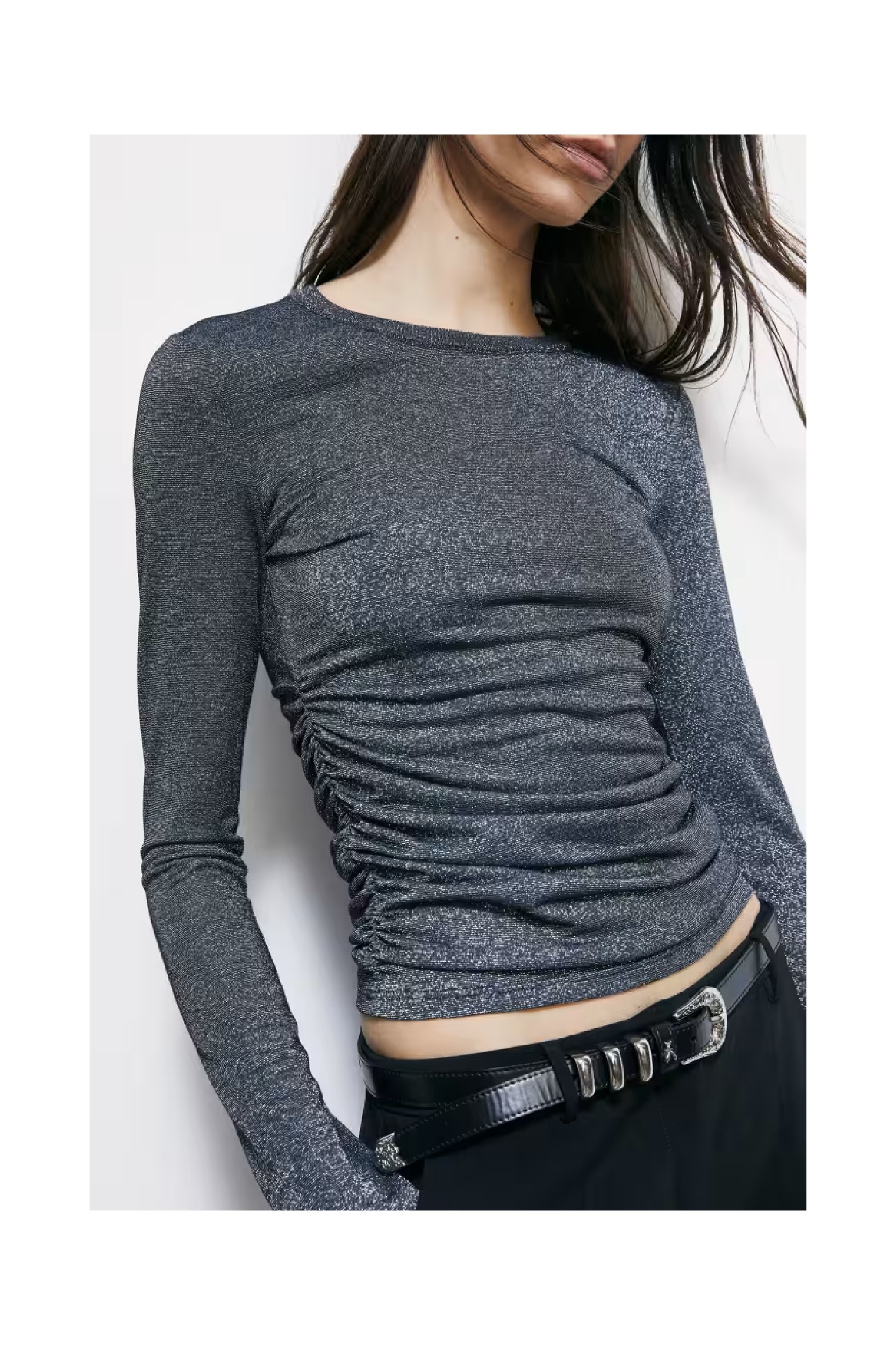 MAGLIA ESSENTIAL CON DRAPPEGGI PATRIZIA PEPE