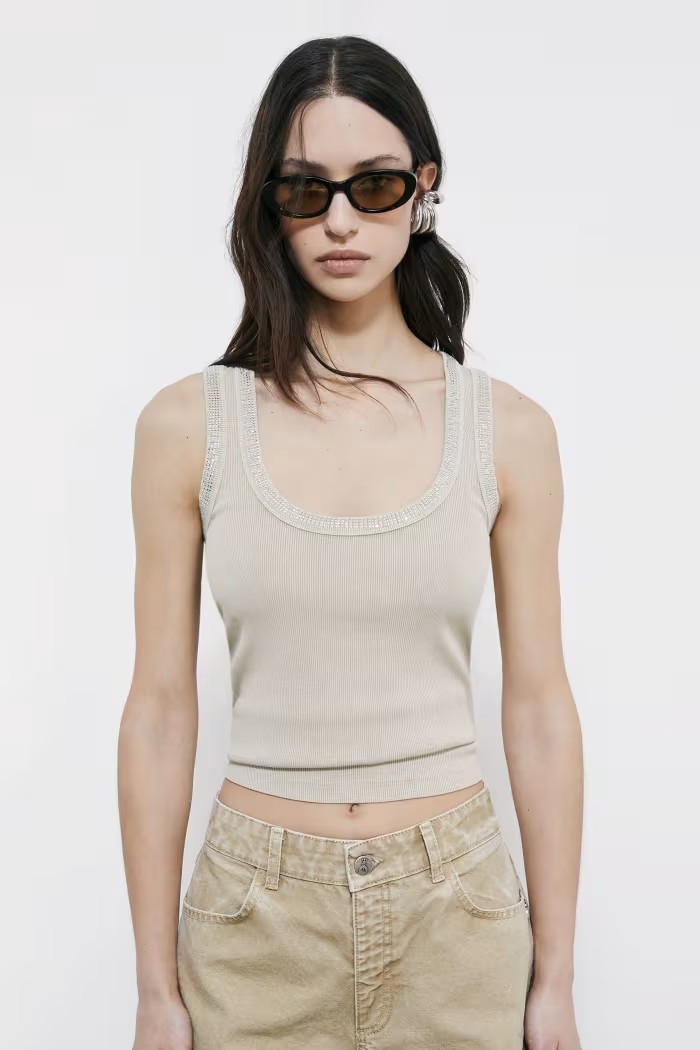 CANOTTA CON STRASS PATRIZIA PEPE