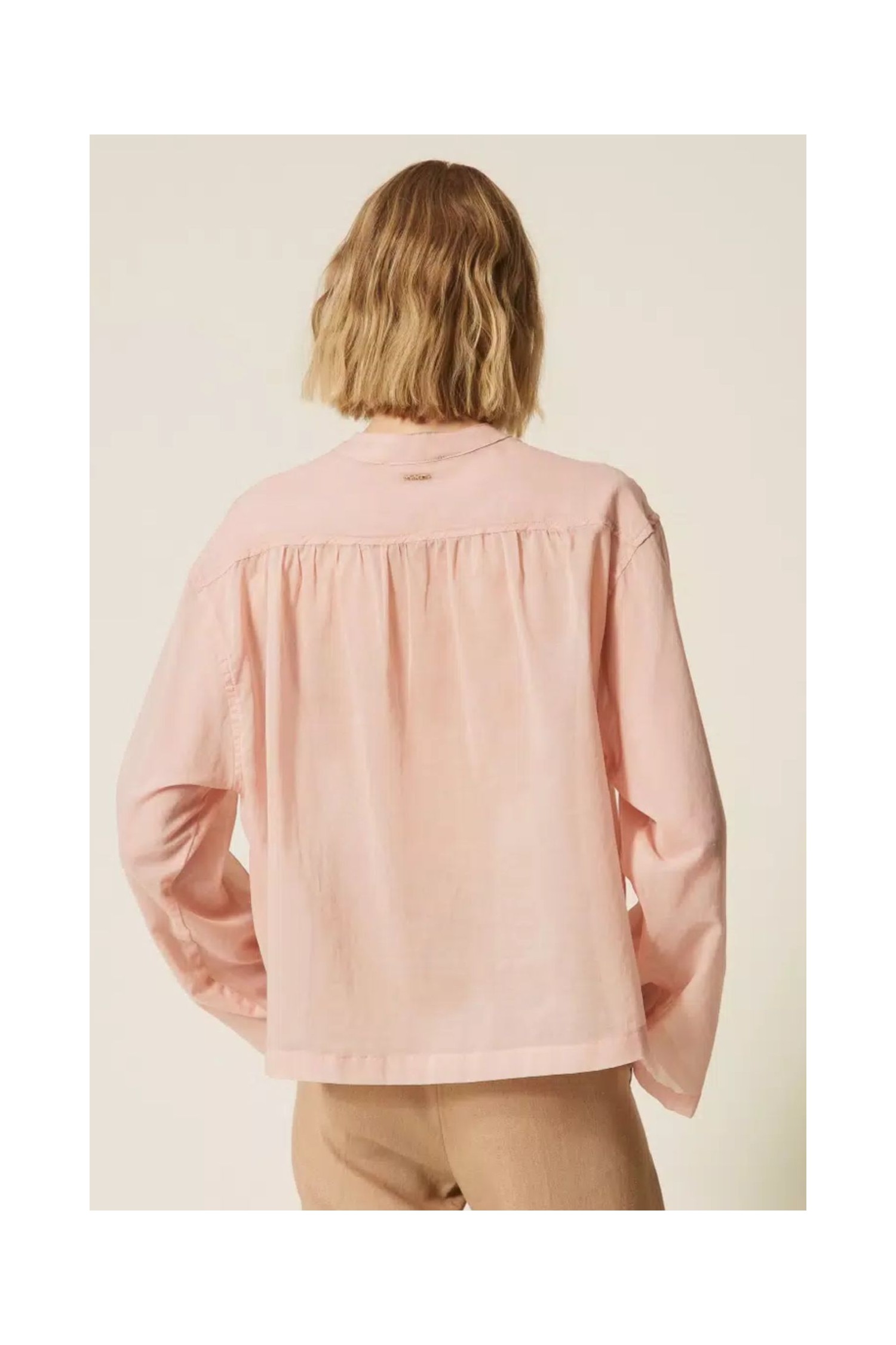 CAMICIA IN MUSSOLA CON NASTRI   TWIN SET