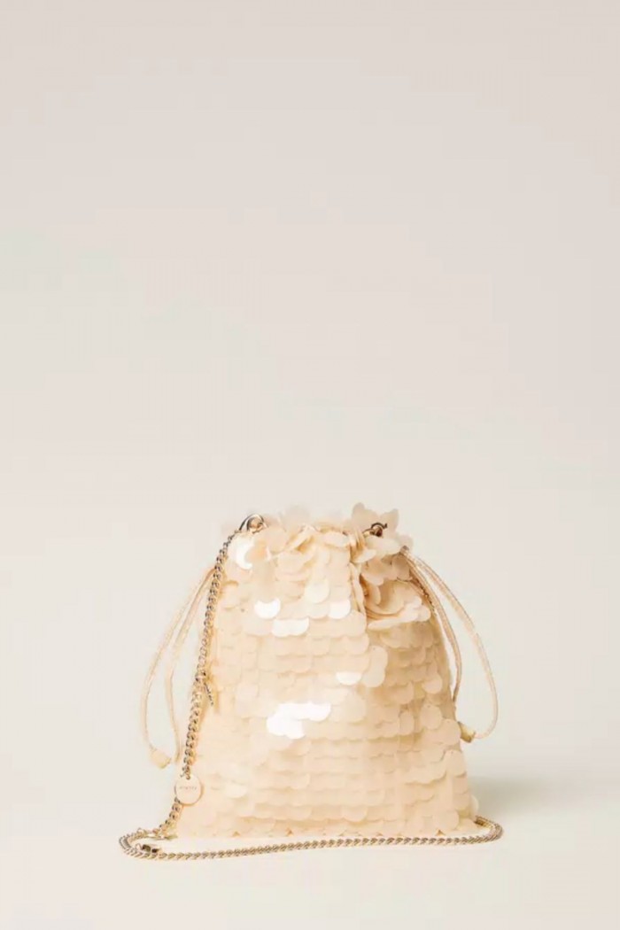 POCHETTE IN RASO CON PAILLETTES TWINSET