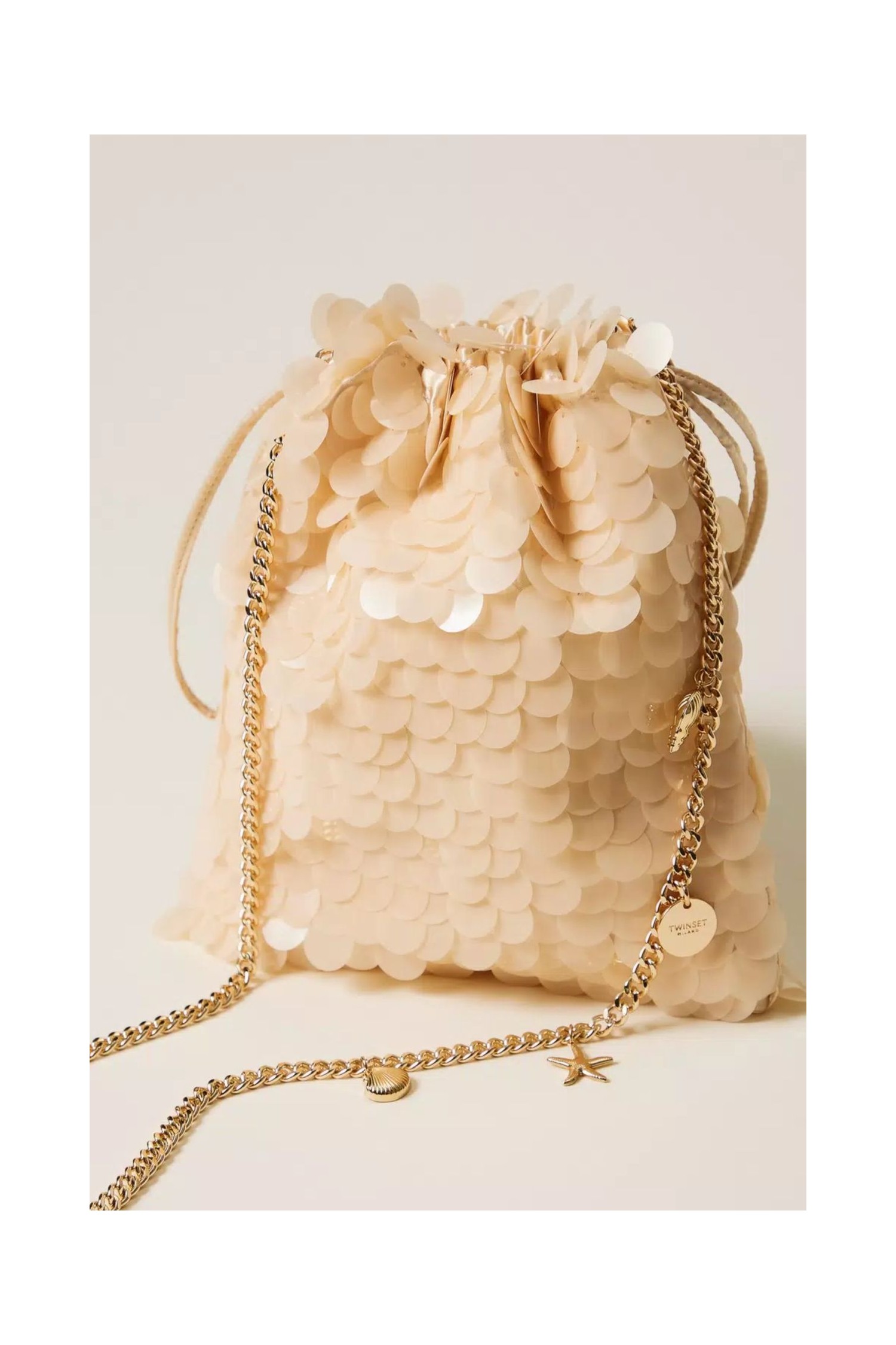 POCHETTE IN RASO CON PAILLETTES TWINSET