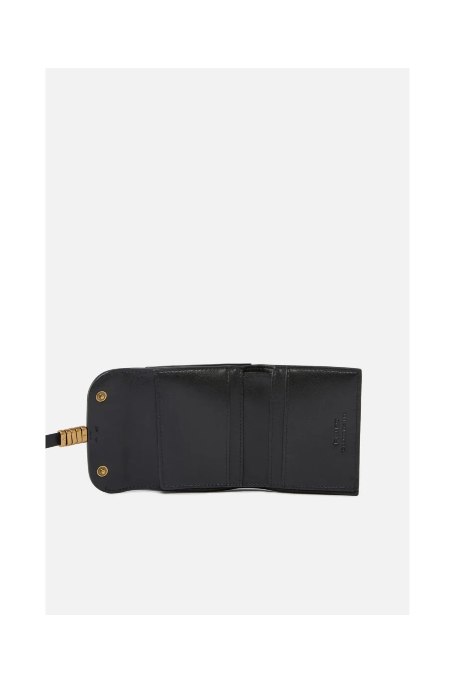 PORTAFOGLIO IN PELLE CON LETTERING PINKO