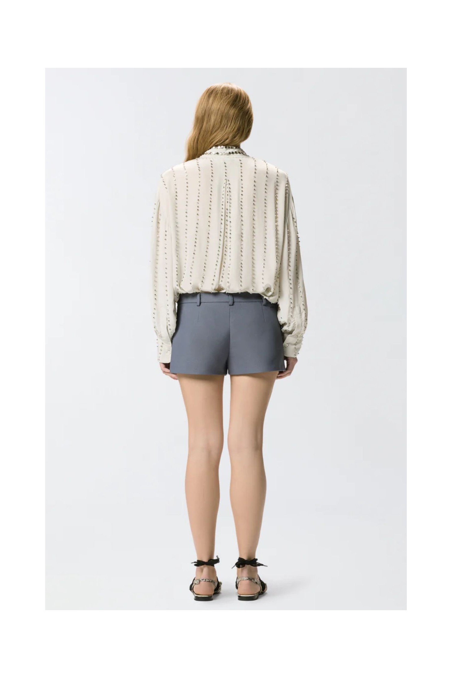 CAMICIA LEGGERA CON RIGHE GIOIELLO  PINKO