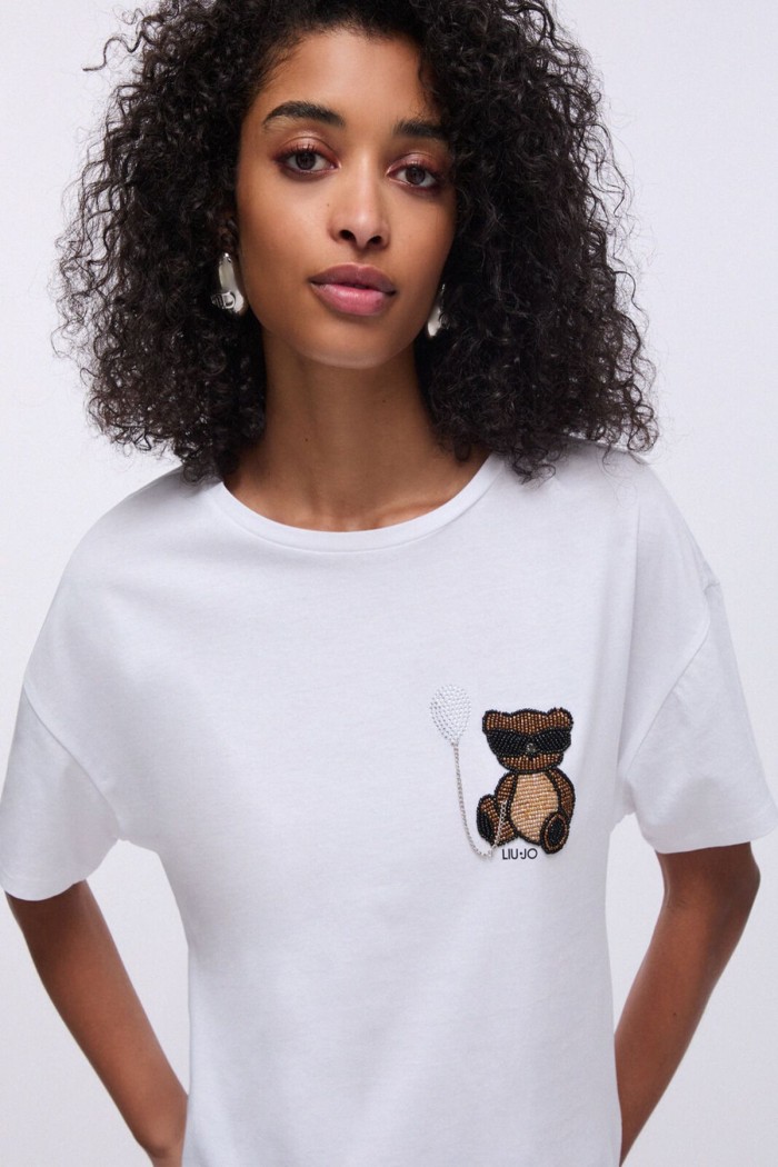 T-SHIRT CON PATCH LIU JO