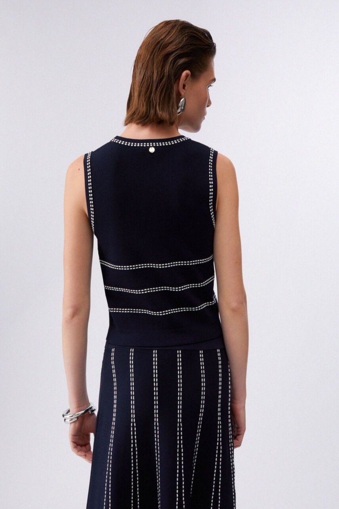 TOP IN MAGLIA LIU JO