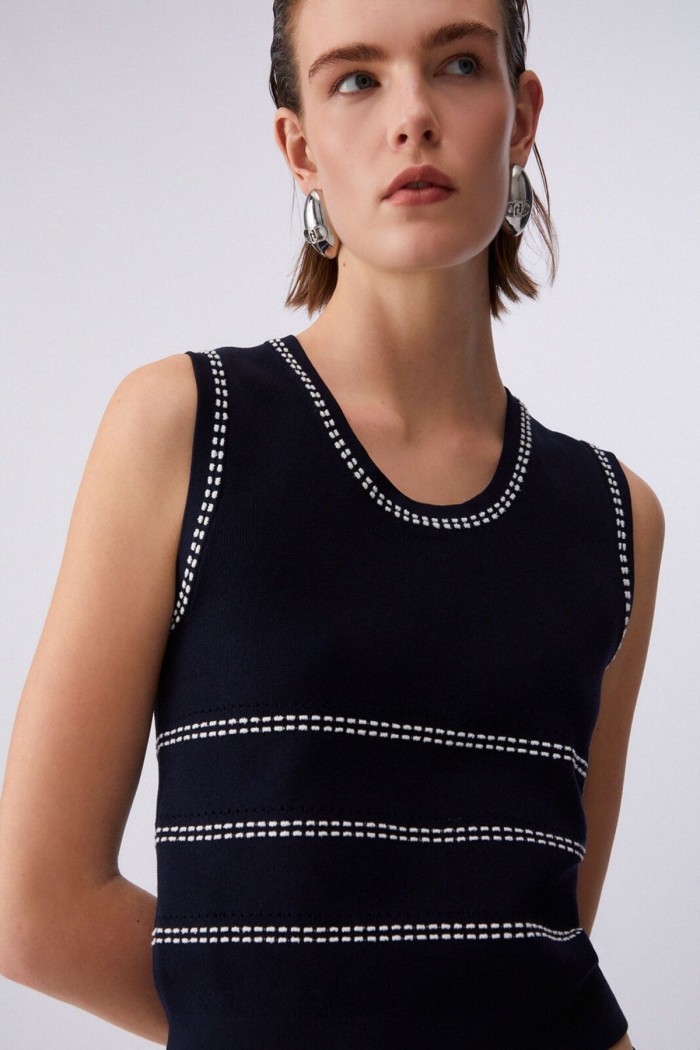 TOP IN MAGLIA LIU JO