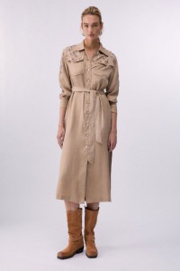 ABITO LUNGO CON RICAMI GIOIELLO LIU JO