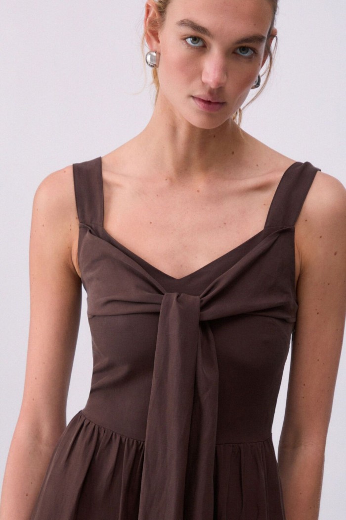 ABITO LUNGO IN MISTO LINO LIU JO