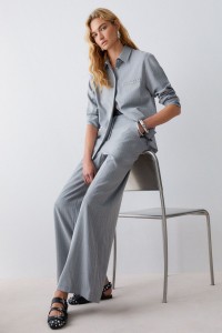 PANTALONI PALAZZO GESSATI LIU JO