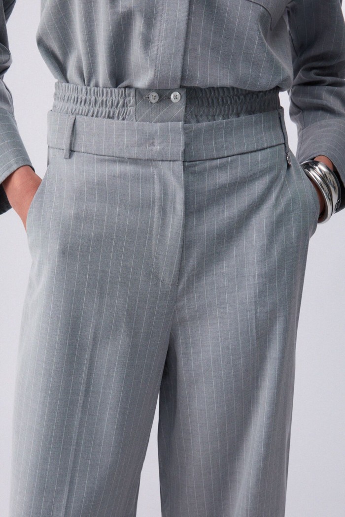 PANTALONI PALAZZO GESSATI LIU JO