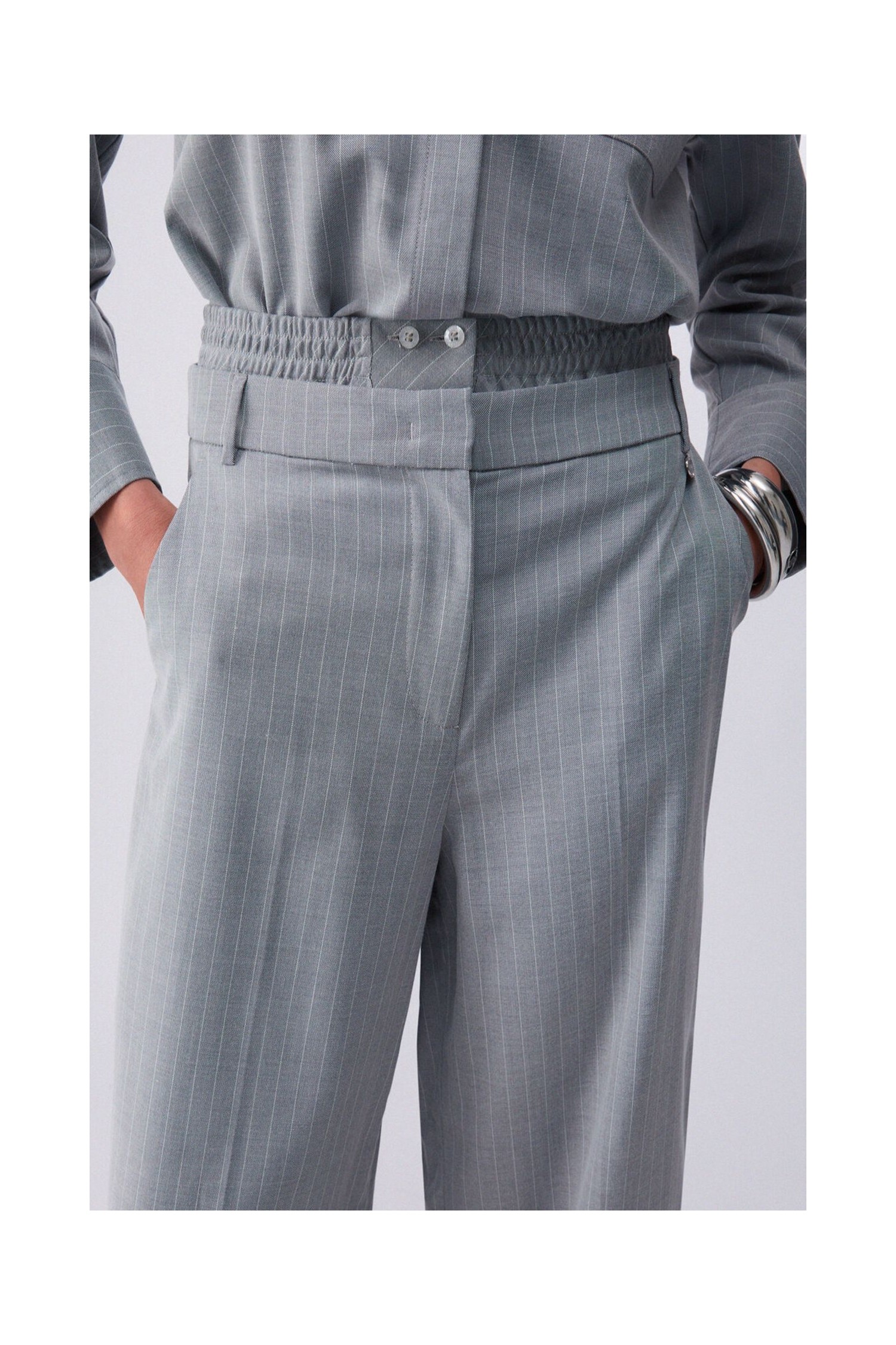 PANTALONI PALAZZO GESSATI LIU JO