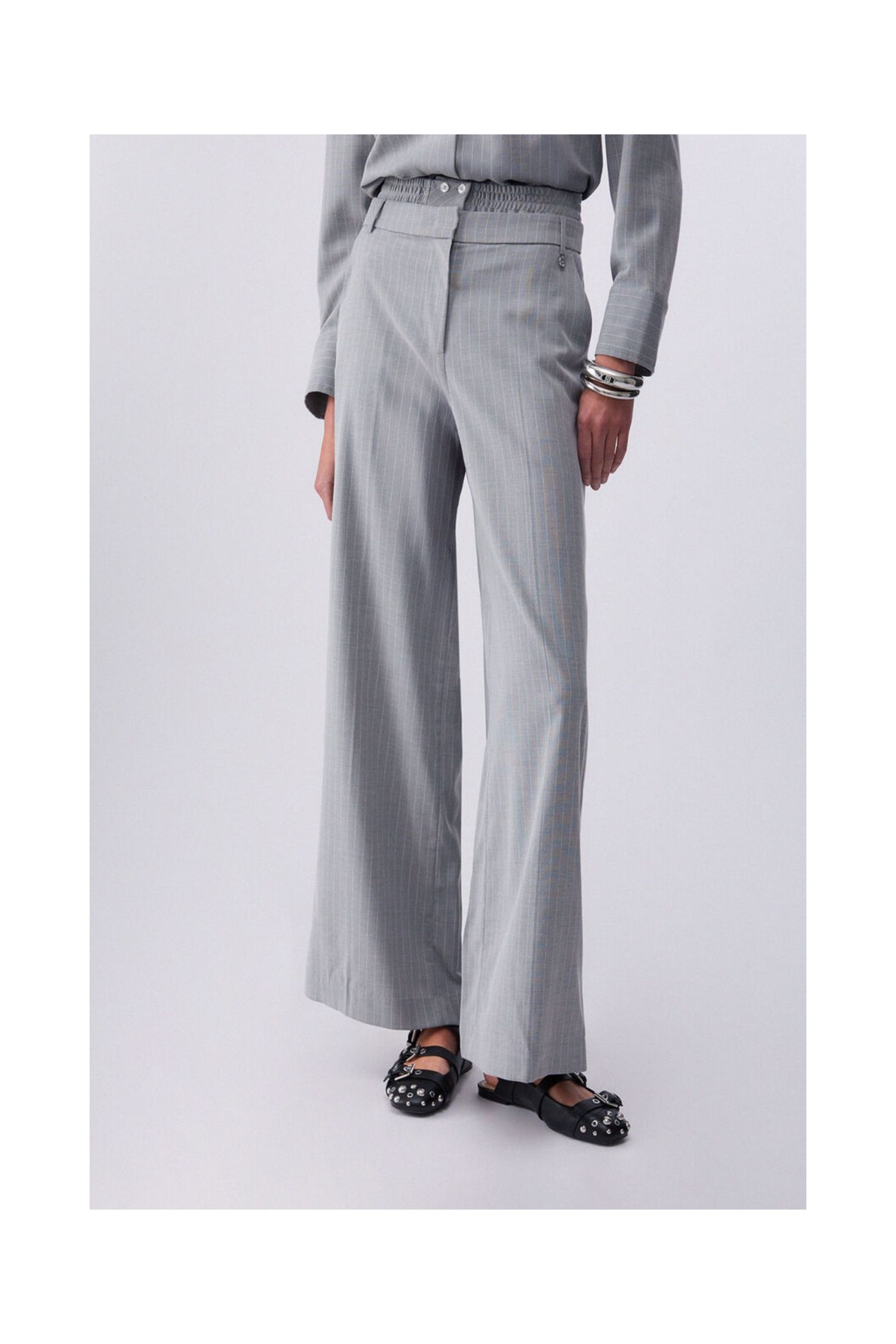 PANTALONI PALAZZO GESSATI LIU JO