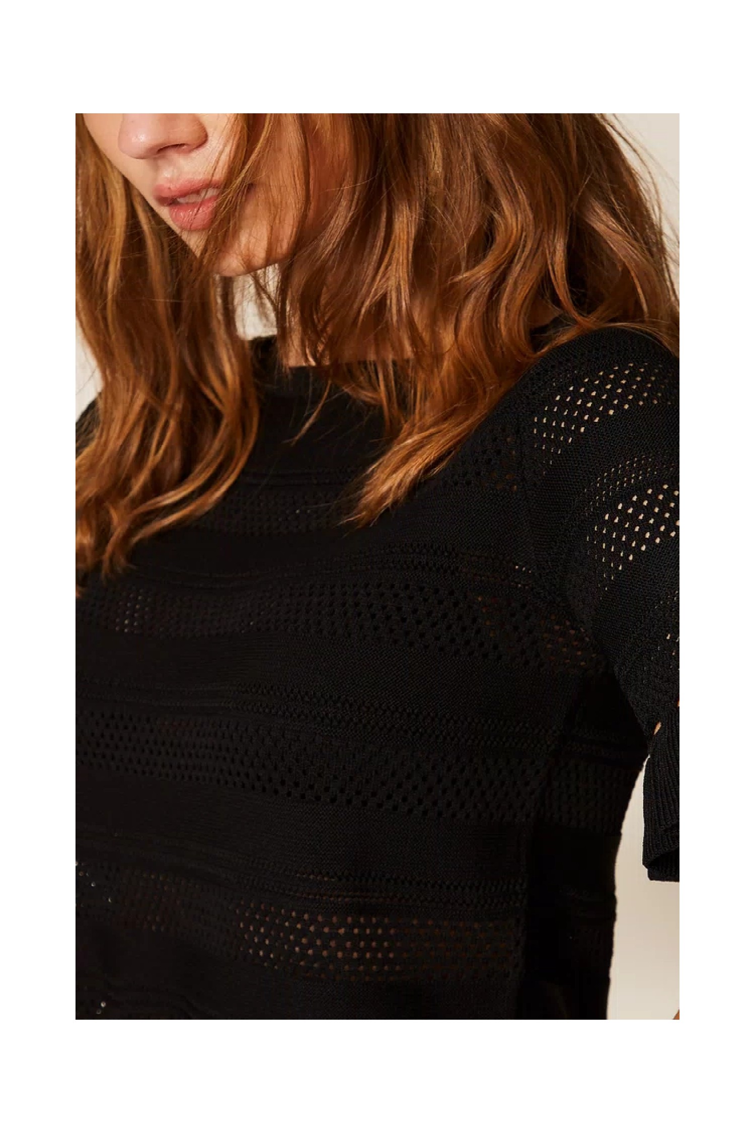 MAGLIA CON VOLANT TWINSET.