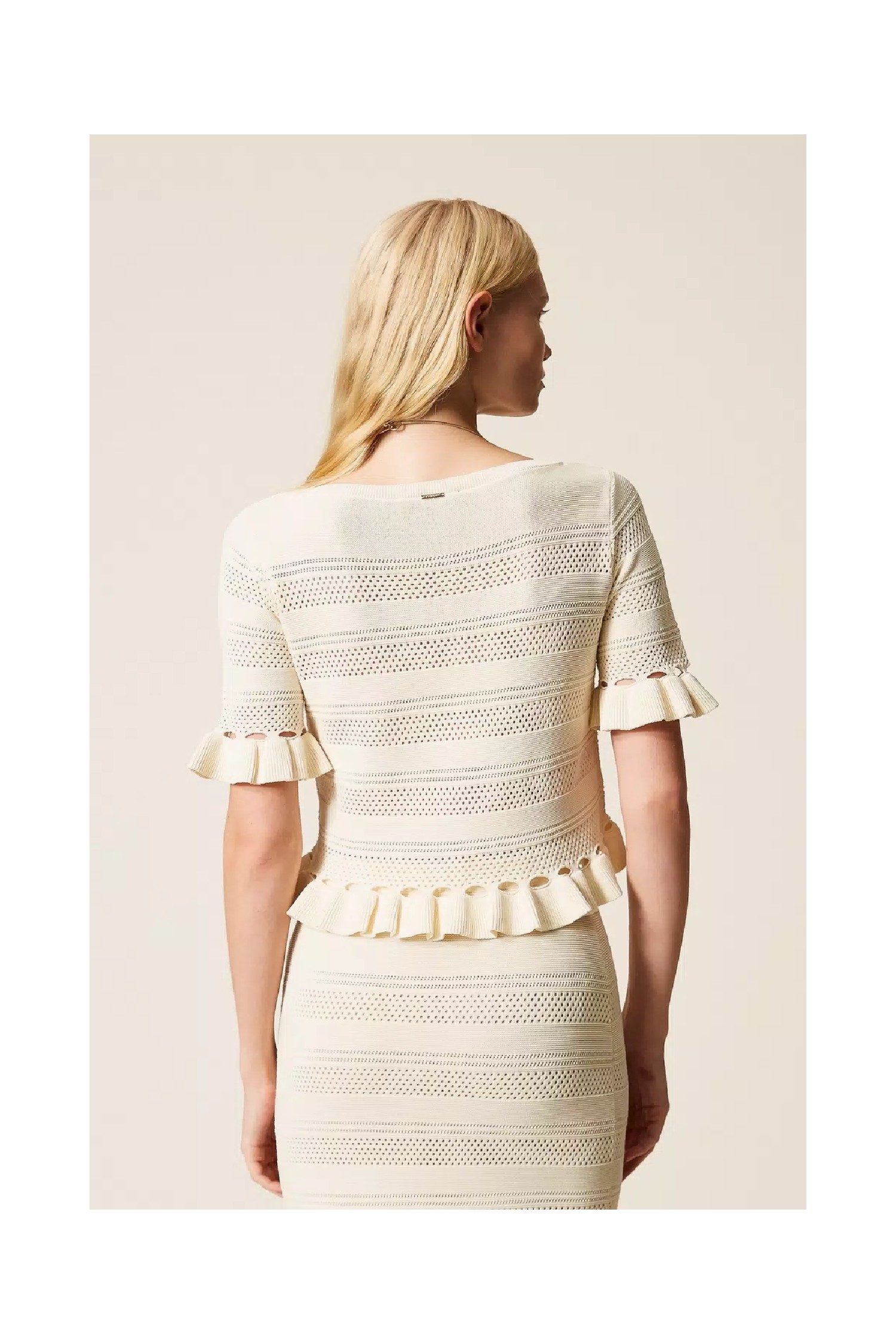 MAGLIA CON VOLANT TWINSET