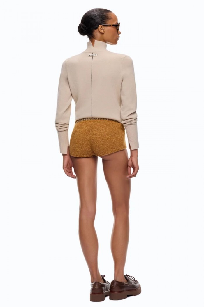 MAGLIA DOLCEVITA IN LANA E CASHMERE PINKO