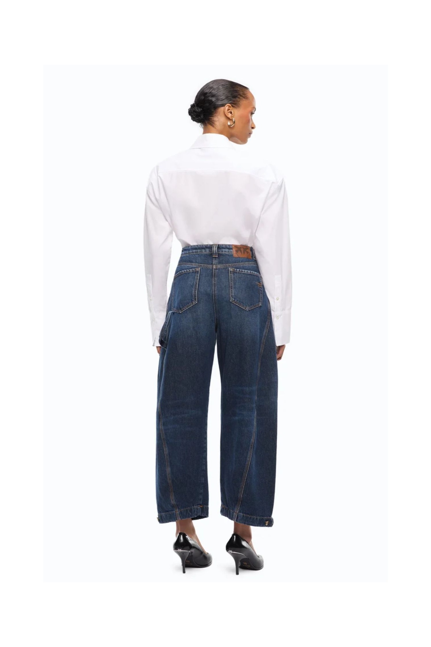 JEANS STRAIGHT FIT CON PASSANTE WORKWEAR  PINKO
