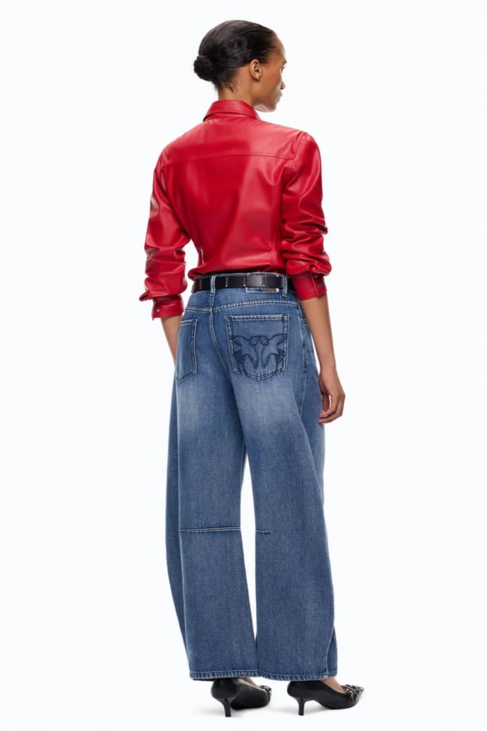 JEANS BALLOON FIT PINKO