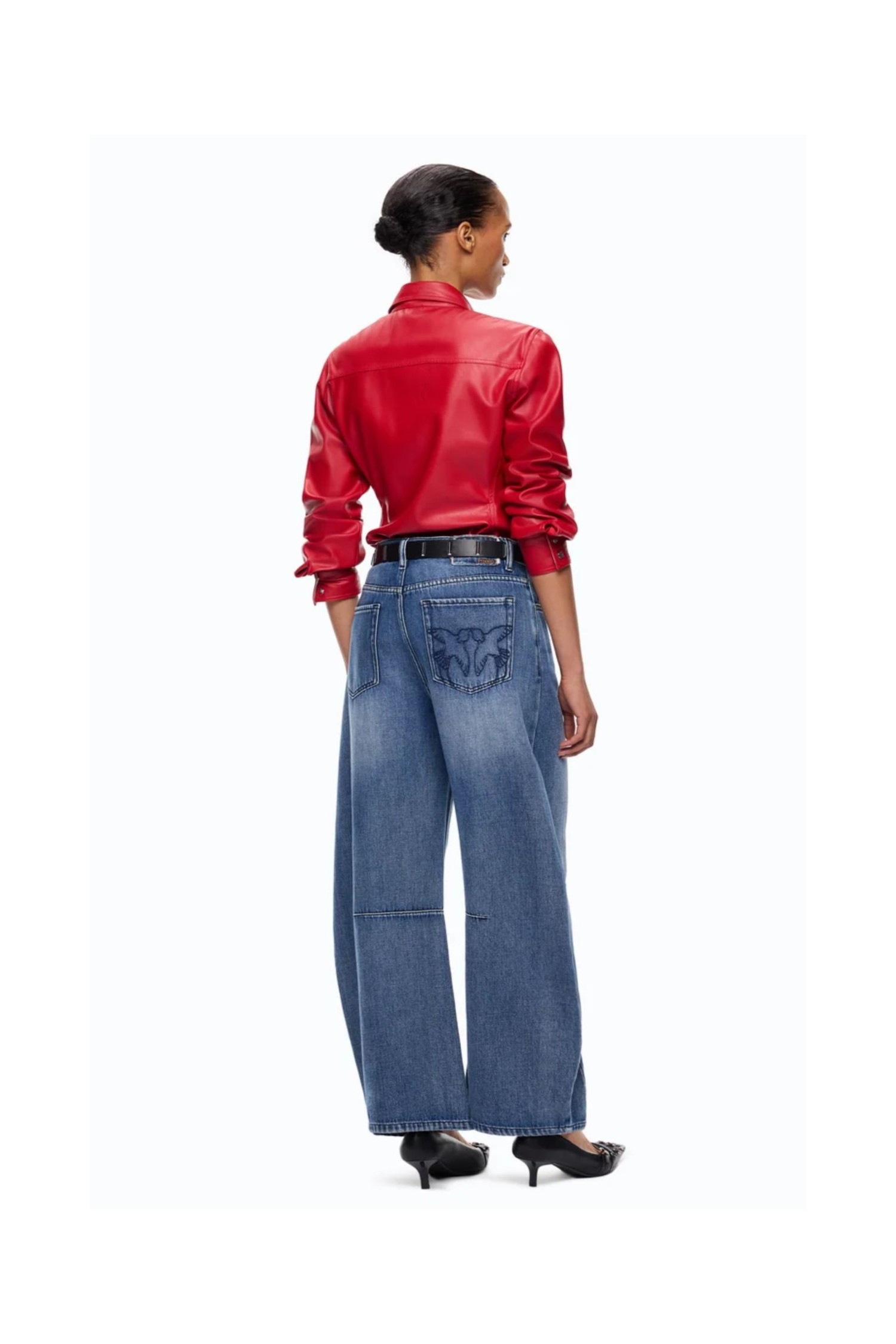 JEANS BALLOON FIT PINKO