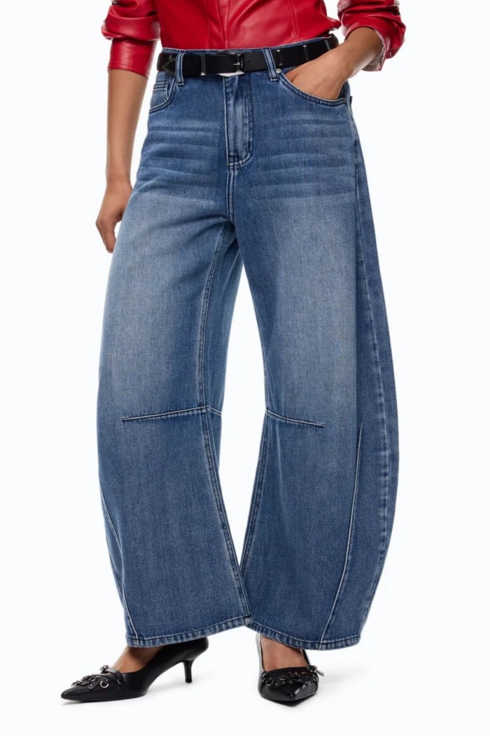 JEANS BALLOON FIT PINKO