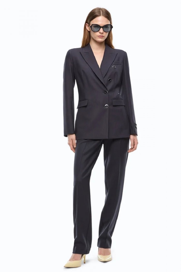 GIACCA DOPPIOPETTO SLIM FIT IN MISTO LANA PINKO