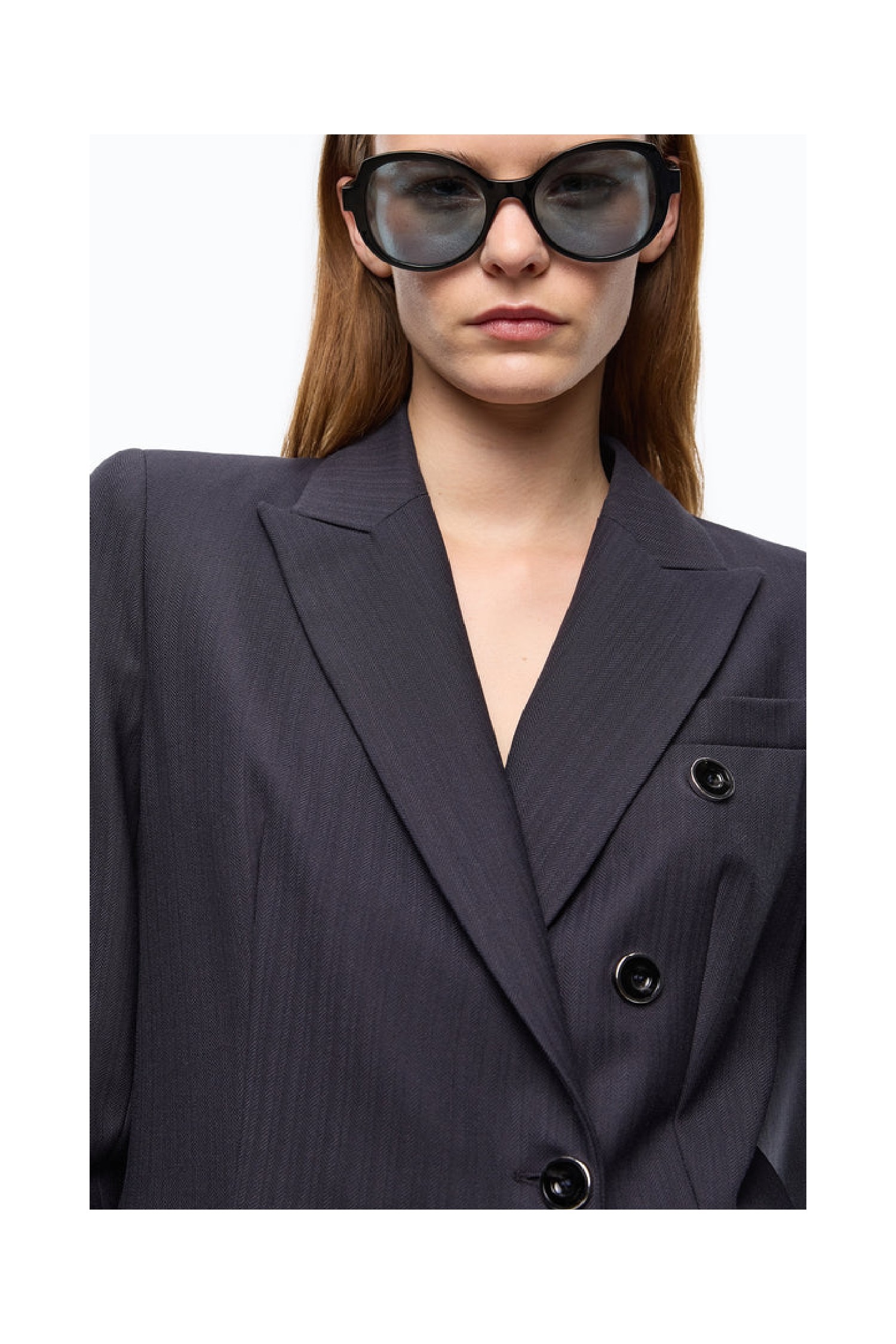 GIACCA DOPPIOPETTO SLIM FIT IN MISTO LANA PINKO