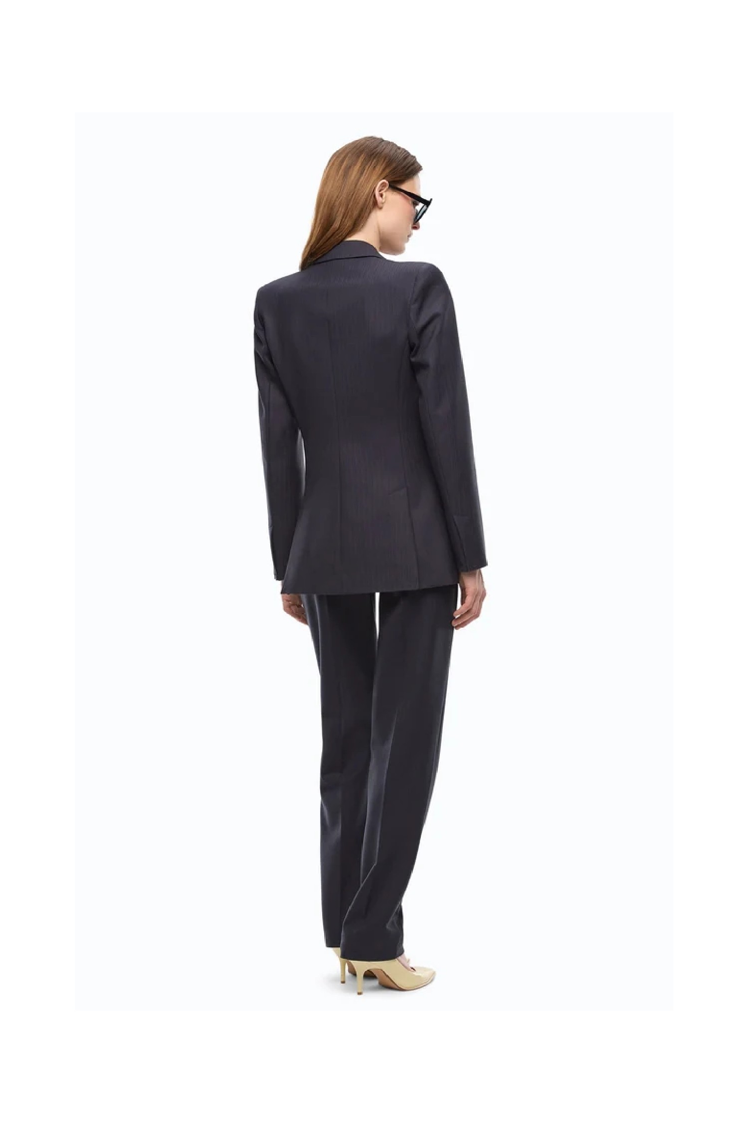 GIACCA DOPPIOPETTO SLIM FIT IN MISTO LANA PINKO