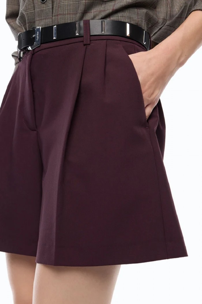 SHORTS  SARTORIALI SVASATI PINKO