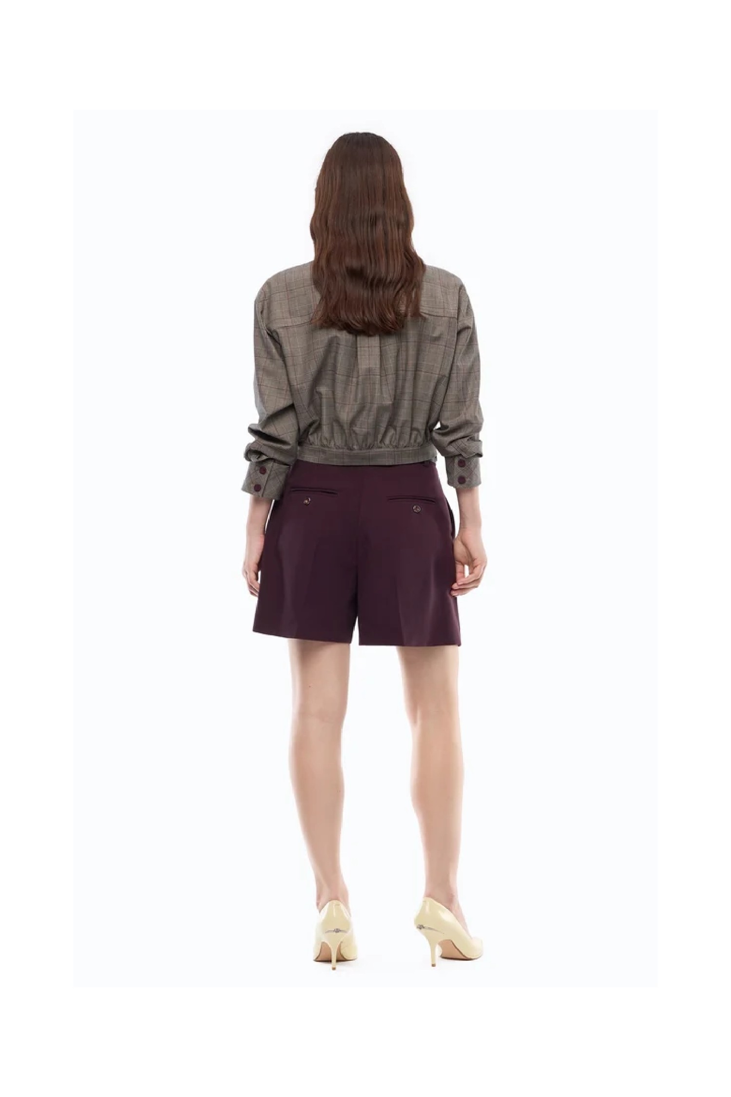 SHORTS  SARTORIALI SVASATI PINKO