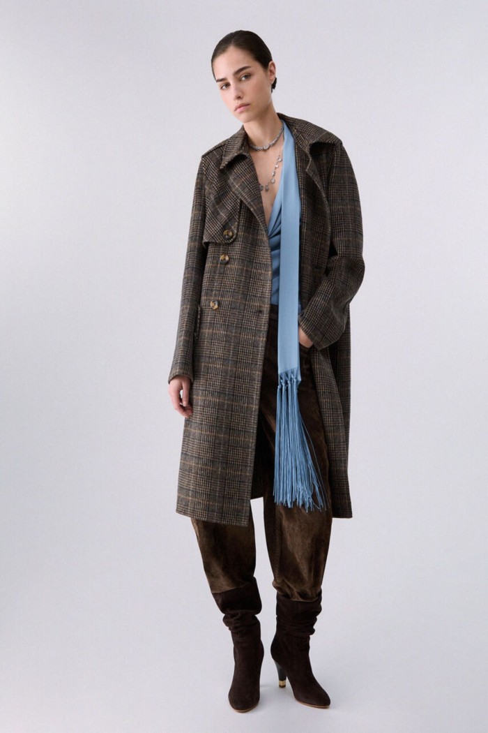 CAPPOTTO LUNGO IN LANA LIU JO