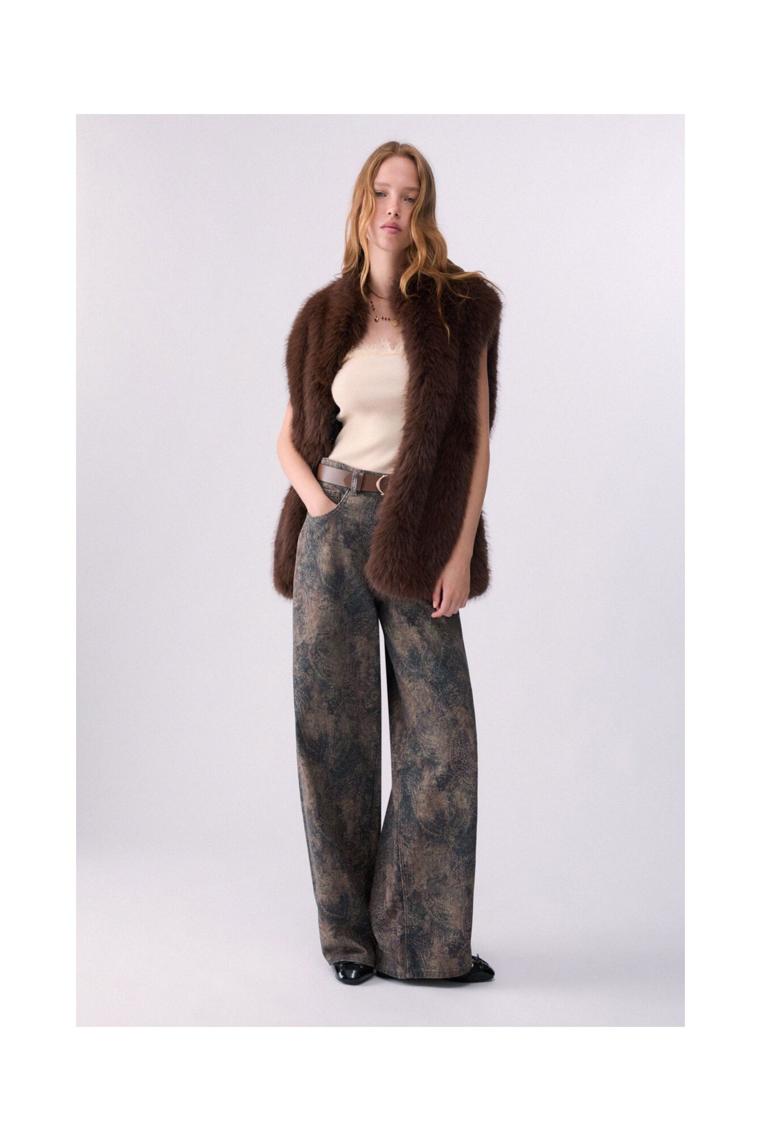 PANTALONE BOY CON STAMPA GLITTER LIU JO