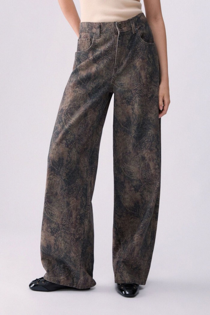 PANTALONE BOY CON STAMPA GLITTER LIU JO