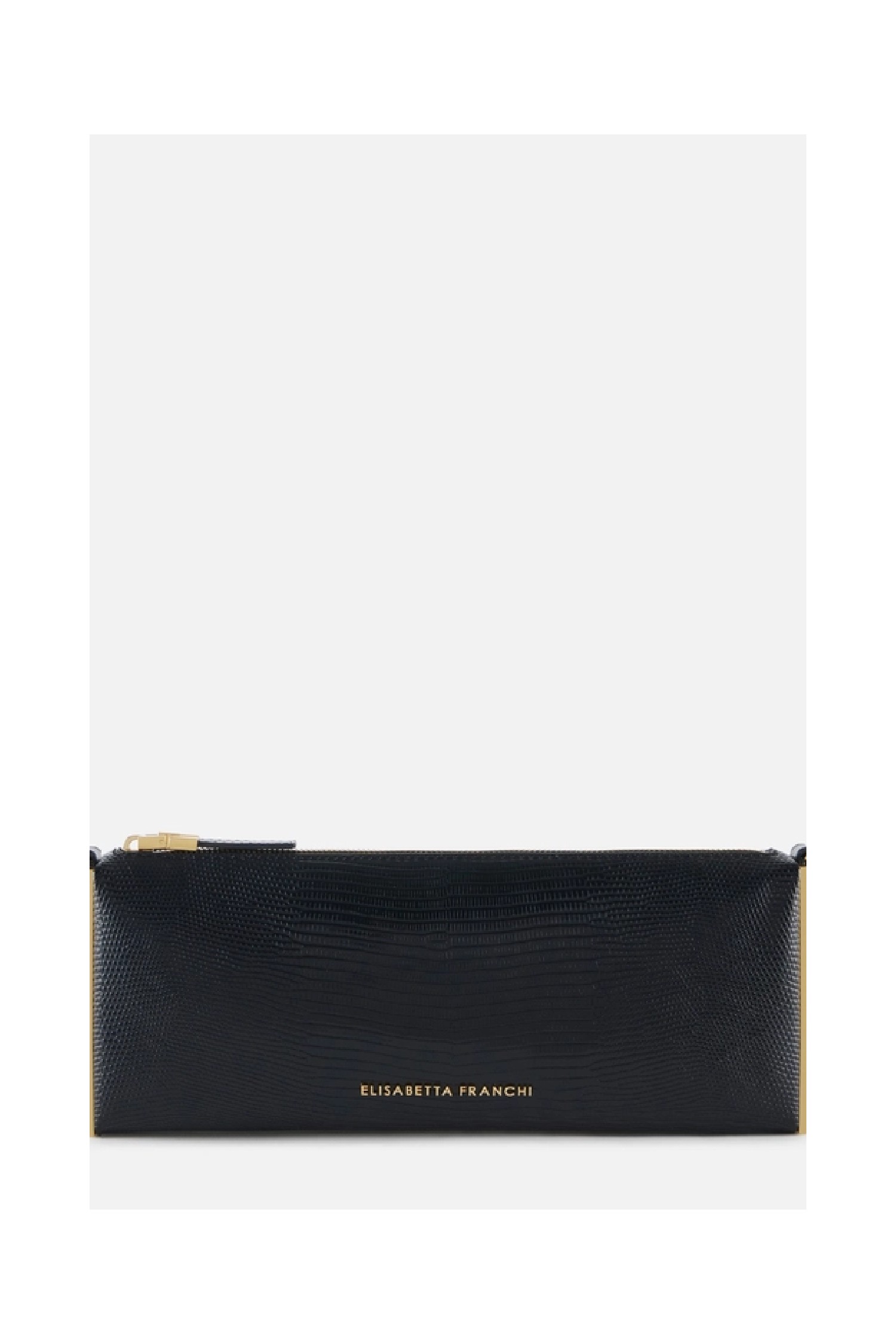 BORSA A SPALLA CON STAMPA LUCERTOLA ELISABETTA FRANCHI