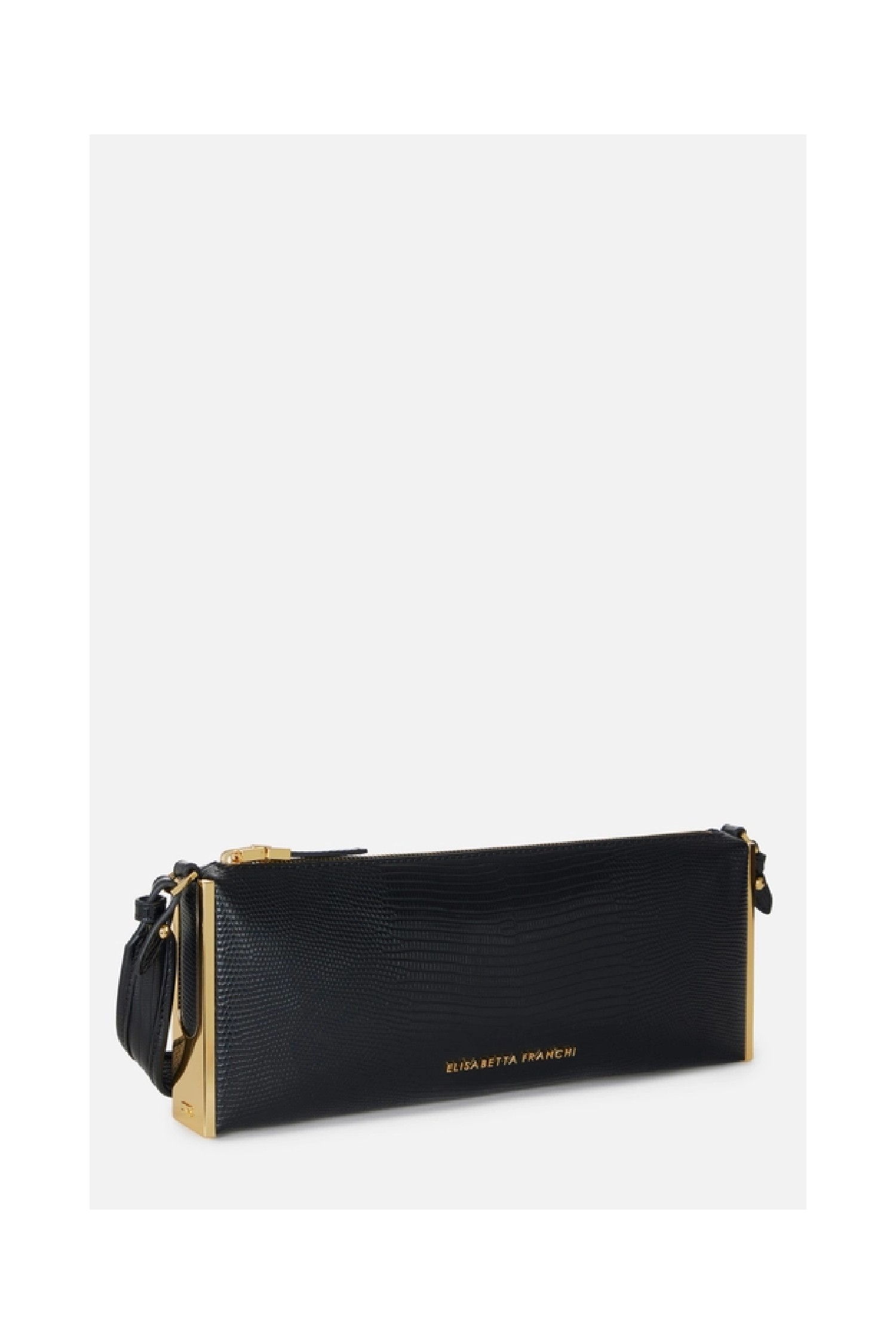 BORSA A SPALLA CON STAMPA LUCERTOLA ELISABETTA FRANCHI