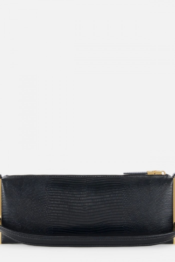 BORSA A SPALLA CON STAMPA LUCERTOLA ELISABETTA FRANCHI